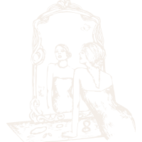 Woman mirror off white Woman mirror off white